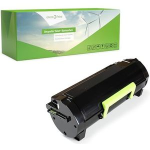 Green2Print Toner zwart 10000 Pagina's compatibel met Lexmark 60F2H00, 602H, 60F0HA0, 600HA, 60F2H0E, 602HE Toner geschikt voor Lexmark MX310DN, MX410DE, MX510DE, MX511DE, MX511DTE, MX511DHE, MX6
