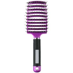 My Sensory Space Ontwarrende Haarborstel, Anti-Tangle Haarborstel, Magische Borstel Ontklitter, Gebogen en Geventileerde Ontklitterborstel, Detangler Haren Nylon Haarborstel, Ontwarrende Borstel voor