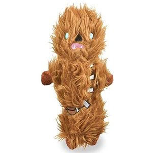 STAR WARS 9 inch Chewbacca Bobo pluche piepspeelgoed | 23 cm Chewbacca pluche pieper Bobo huisdier speelgoed | Huisdier speelgoed voor honden Chewie knuffeldier 9 inch | Piepende hond kauwspeelgoed