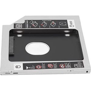 naar 2e SSD HDD Caddy Harde Schijf, 2.5 ""Caddy Bay Aluminium Harde Schijf voor Laptop