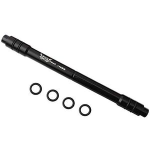 VOANZO Zwart Aluminium Conversie Spies Adapter 12mm Front Thru Axle naar 9mm Quick Release Mountainbike Thru Axle Hub Adapter 142mm