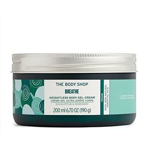 The Body Shop Light Gel Body Cream ADEMEN Niet-vette formule Frisse geur Niet plakkerig Verfrissende eucalyptusolie Rozemarijn Olijfpot 200 ml