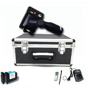 Handbediende Inkjetprinter, 2-12,7 mm handheld inkjetprinter, Smart Touch Coder, labelprinter USB Import QR/barcode/logoprinter Slim Sneldrogend Printen (Color : 1 printer 3 Ink, Size : 1)