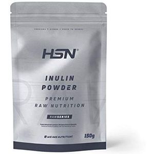 HSN Raw Inulin Powder | Prebiotic Fiber | Bowel Cleanse, Swell Reduction, Constipation Relief | Vegan Friendly, Lactose Free, Gluten Free - Flavor Free 150g.