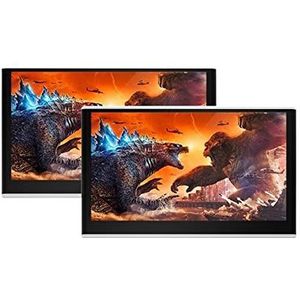 Draagbare dvd-speler voor videospelers op hoofdsteunen in auto's Hoofdsteun Display 10.1 Inch Auto Monitor Multifunctionele Tablet Touch Screen 1080P Auto Video Player Link HDMI met HD-roterend scherm