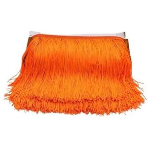 Franje trimmen 10 meter 15 cm lange kwastjes franje trim kant lint kwastjes voor gordijnen jurken franjes voor naaien trimmen accessoires ambachten kwastjes versieringen (kleur: oranje, maat: 10