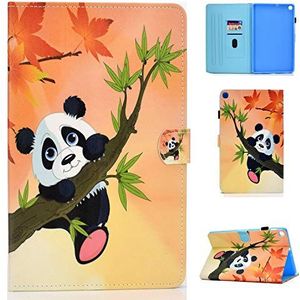 Bspring Samsung Galaxy Tab S5e 10.5 Inch Case PU Lederen Cover Flip Stand Tablet Protector Met Auto Sleep/Wake Functie en Card Slots Voor Galaxy Tab S5e 10.5 SM-T720 / T725 Panda