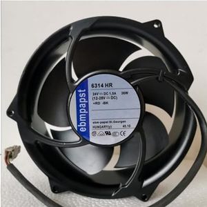 17251 6314HR frequency converter fan ebm electric drive system 24V 36W axial cooling fan