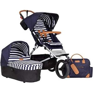 Mountain Buggy Model: Urban Jungle Luxury Collection Nautical incl. luiertas + babyzitje (carrycot plus)