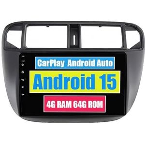 RoverOne Auto Stereo CarPlay Hoofd Unit voor Honda Civic 6 1995 1996 1997 1998 1999 2000 Android Auto Touchscreen Sat Navi Bluetooth WiFi Radio Speler