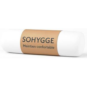 Ronde Hals Cilindrisch Bolster Kussen, Cervicale Kussens Nek Roll Geheugen Schuim Kussen, Chenille Hoezen Verwijderbaar voor Bed, Benen, Rug Nek