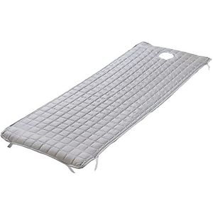Peukerty Matras voor massagetafel bed , beautypad, antislip kussen 185x70cm grijs