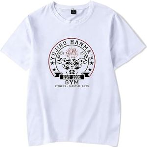 Grappler Baki T-Shirts Baki Hanma T-Shirts Yuujirou Hanma Pullover The Grappler Baki Cosplay Sweatshirts overhemden(Small)