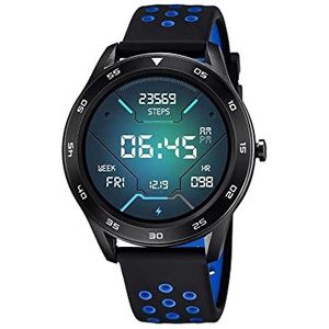 Lotus Smart-Watch 50013/B, zwart/blauw, Riemen.