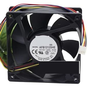 CPU-koelerventilator voor axiale computer AFB1212SHE 12038 12 cm 120 mm 1,6 A 6J33 PWM-behuizingkoeling 3700 RPM(4 wires)