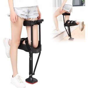 Handsfree wandelstok. Handsfree krukken for volwassenen, in hoogte verstelbaar en antislip for enkelfracturen, verstuikingen en kuiten, handig hulpmiddel bij mobiliteit