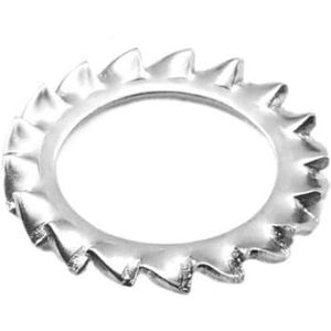 Ringen, vlakke ringen, Borgringen 20 stuks externe tandborgringen, roestvrij staal M3-M30 metalen getande borgring, meertandige pakking(M8)