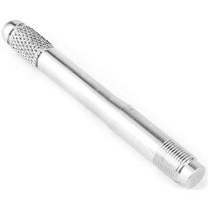 Stalen wielhanger uitlijning pin geleidingsgereedschap bandenpositioneringspen wielmontage verwijderingsgereedschap moer bout nokken M14x1,5 universeel (zilver)