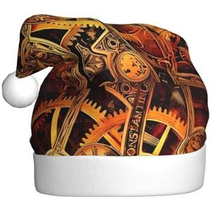 MYGANN Cool Steampunk Gears Unisex Kerst Hoed Voor Thema Party Kerst Nieuwjaar Decoratie Kostuum Accessoire