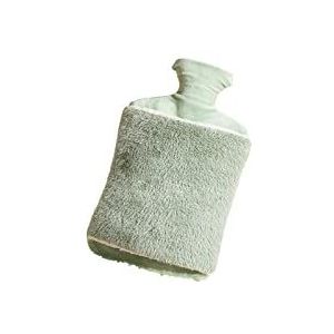 DieffematicRSD Warmwaterkruik Hot Water Fles 1L/2L Hands-in Hot Water Zak Verwarming Pad met Zachte Pluche Cover for Heet kompres Hand Voeten Nekwarmer (Color : Green, Size : 2000ml)