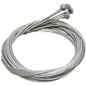 Motorfiets slangen Remversnellerkabeldraad Voor Motorfiets-scooteraccessoires Universele 1,8 M Lengte Metalen Koppelingskabelkabel motorfiets remleiding(5Pcs Brake)