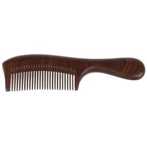 1 st natuurlijke houten kam lichaam meridiaan massage antistatische no-haken brede tand kam voor vrouwen meisje steil krullend haar (maat : 11)