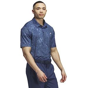 adidas Men's Ultimate365 Printed Polo Shirt, Collegiate Navy, Small