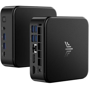 NiPoGi E3B Mini PC van de Ryzen 5 7430U (max. 4,3 GHz, 6C/12T, Beter Dan 5500U/5650U/5675U) 32GB RAM (16GB+16GB) Dual Channels/512 GB SSD, Desktop-PC WiFi 6/BT 5.2/4K Triple Display Mini Computer