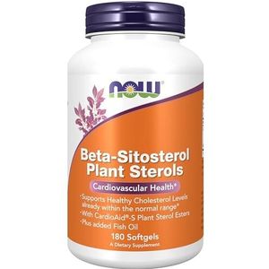 Now Foods - Plantensterolen - Beta-sitosterol - 180 Capsules