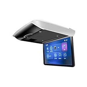 Elektrische Vouwwagen Monitor IPS Scherm Auto Video Speelt 1080P 8K Plafond TV Dak Mount Display USB Achterbankmonitor(15.6 inch Gray)