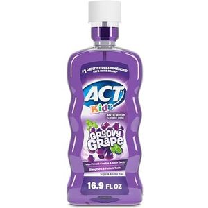 ACT Kids Anticavity Fluoride Rinse Groovy Grape 499,8 ml Accurate doseerbeker, alcoholvrij