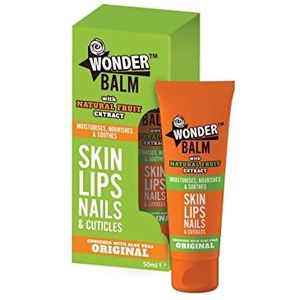 Wonder Balm Handbalsem, crème voor lippen, handen en nagels, verrijkt met aloë vera voor de droge huid, 50 ml