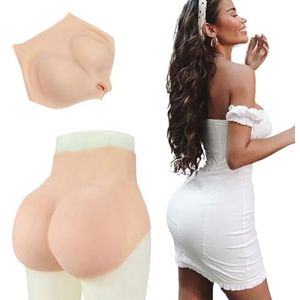 Adima Volledig siliconen slipje Butt Control Hip Enhancer Shaper Triangle Shorts kunnen plassen en ingevoegd voor crossdresser cosplay,Color2,Basic