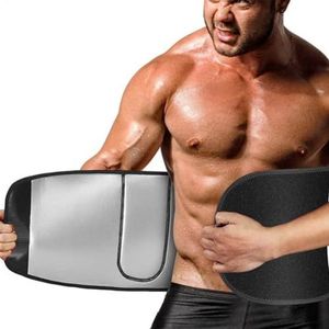 Men Waist Trainer Trimmer Corset Weight Loss Tummy Wrap Workout Belt Sweat Belly Band(Black,XXL)