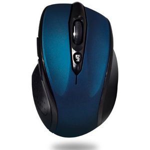 ADVANCE - S-SHAPE-BL - Draadloze Muism - Zwart/Blauw - Ergonomisch Ontwerp