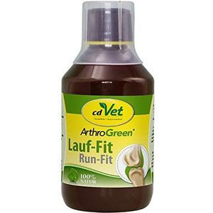 cdVet Natuurproducten ArthroGreen Running Fit 250 ml - voedingssupplement ter ondersteuning van de gewrichten voor paard, hond en kat met kruiden