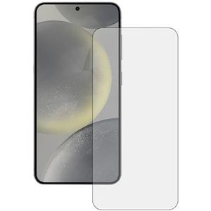 KSIX smart your tech Displaybeschermfolie voor Galaxy S24, gehard glas, dubbele plakfolie en randen, zwarte rand
