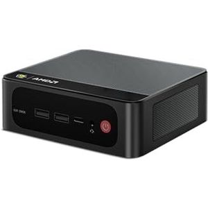 Beelink Mini-pc SER5 MAX Mini-computer met AMD Ryzen 7 6800H (8C/16T, tot 4,7 GHz), AMD Radeon Graphic, 32G (16G*2) LPDDR5, 1TB M.2 PCIe SSD, BT 5.4/WiFi 6/2500Mbps LAN/HDMI/DP/Type-C