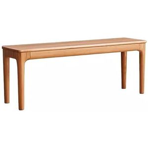 Huis eiken bank, moderne minimalistische eettafel, slaapkamer einde van bedbank, entree schoen veranderende bank (maat: 120x33x45cm)