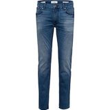 BRAX Heren Style Chuck Five-Pocket Jeans Zeer Elastische Hi-Flex-Denim Modern Fit Jeans, Vintage Blue Used., 36W x 34L