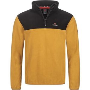 Höhenhorn Skyja Fleecetrui voor heren, herfst, winter, microfleece, sweatshirt met halve ritssluiting, XL