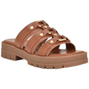 Nine West Cazz sandaal voor dames, Bruin 210, 37.5 EU