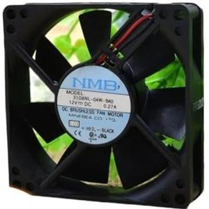 3108NL-04W-B40 80mm 12V ventilator voor NMB 80X8020mm 0.27A 8cm 8020 2-draads dubbele kogellager axiale koelventilator