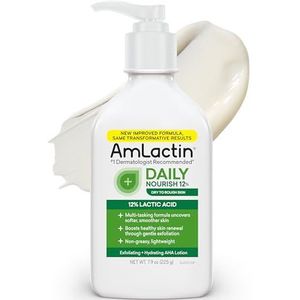 AmLactin Daily Moisturizing Lotion voor droge huid -pompfles - bodylotion met 12% melkzuur - Dermatoloog