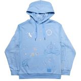 Loungefly - Disney Cinderella 75th Anniversary Hoodie - Blauw - Katoen