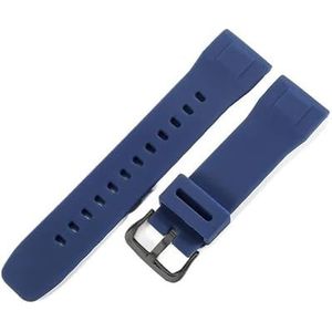 Siliconen Horlogeband geschikt for Casio PRG-650 PRW-6600 Prg600 Protrek Serie Bergbeklimmen Waterdicht Transpiratie Horlogeband 24mm (Color : Blue-Black-K5, Size : 24mm)