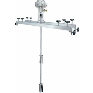 1 ton tankmixer voor lakcoatingsmaterialen, luchtroerder met inklapbare propellers en houder voor het ophangen van vloeibare inkt en oplosmiddel.