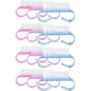 Nagelborstel - 12-pack - Diverse Kleuren - Pedicureborstels voor Mannen en Vrouwen