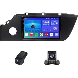 9"" Autoradio Bluetooth geldt voor Kia RIO 4 IV FB 2020-2022 Carplay Android Auto/DSP/WiFi GPS Navi RDS-radio/FM Ingebouwde 4G LTE en WiFi,Android 14 2 din met achteruitrijcamera(C30 Pro)