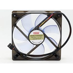 For Computer CPU Fan - Silent Hydraulic Bearing, 4-Pin Interface, Solution 12025 FX00000454 120mm DC 12V LMNCBVYA